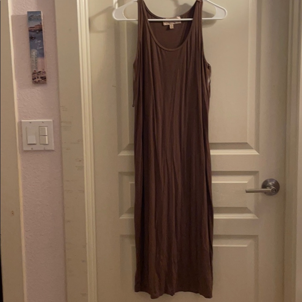 Long tank shirt dress